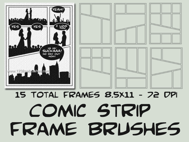 Comic Strip Starter Frames