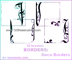Deco Border Frames
