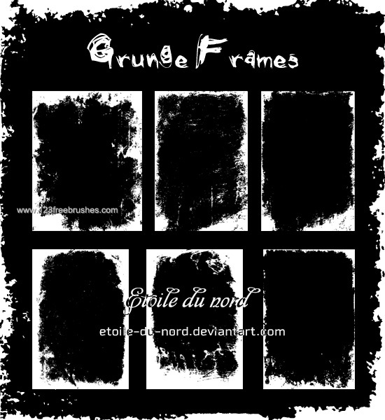 Grunge Frames Set 5