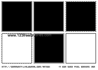 Icon Borders Pixel Edges