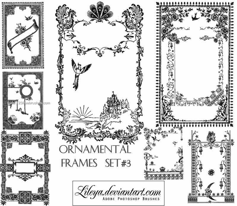 Ornamental Frames Pack
