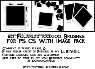 Polaroid Frames Set 1