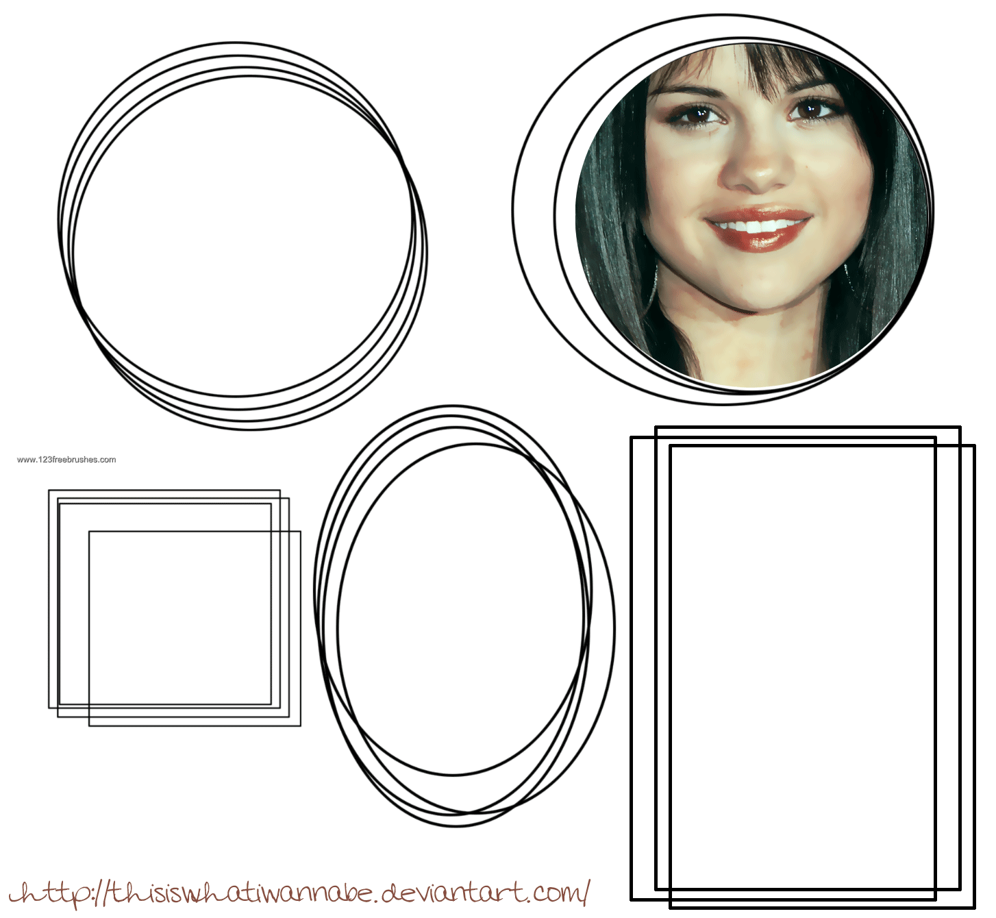 Square Frames – Circle Frames – Oval Frames