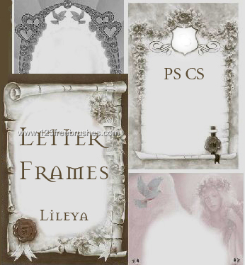 Vintage Letter Frames