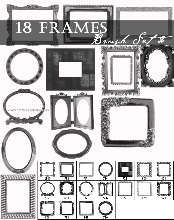 Vintage Ornate Frames Pack