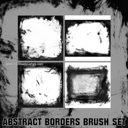 Abstract Grunge Borders