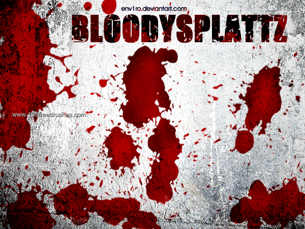 Blood Splatter Paint