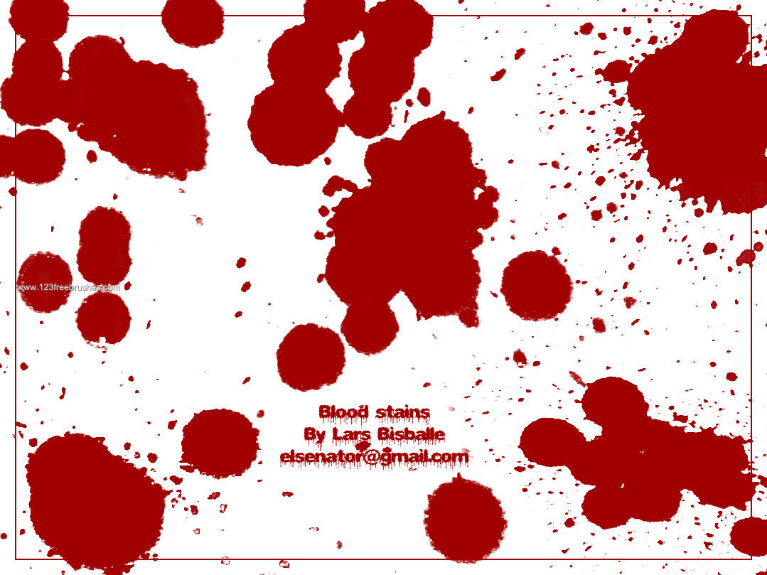 Blood Stains Free For Photoshop Cool Photoshop Cs3 Brushes