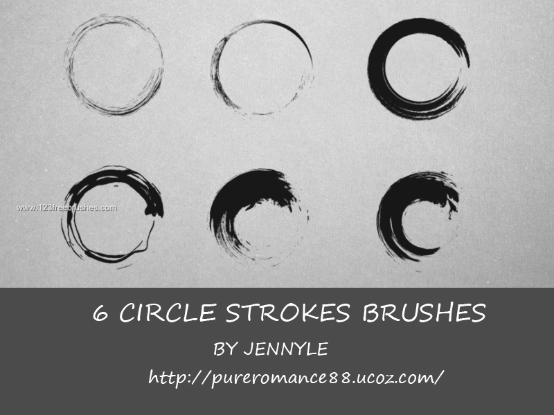 Circle Stroke | Download Photoshop Brushes Photoshop | 123Freebrushes