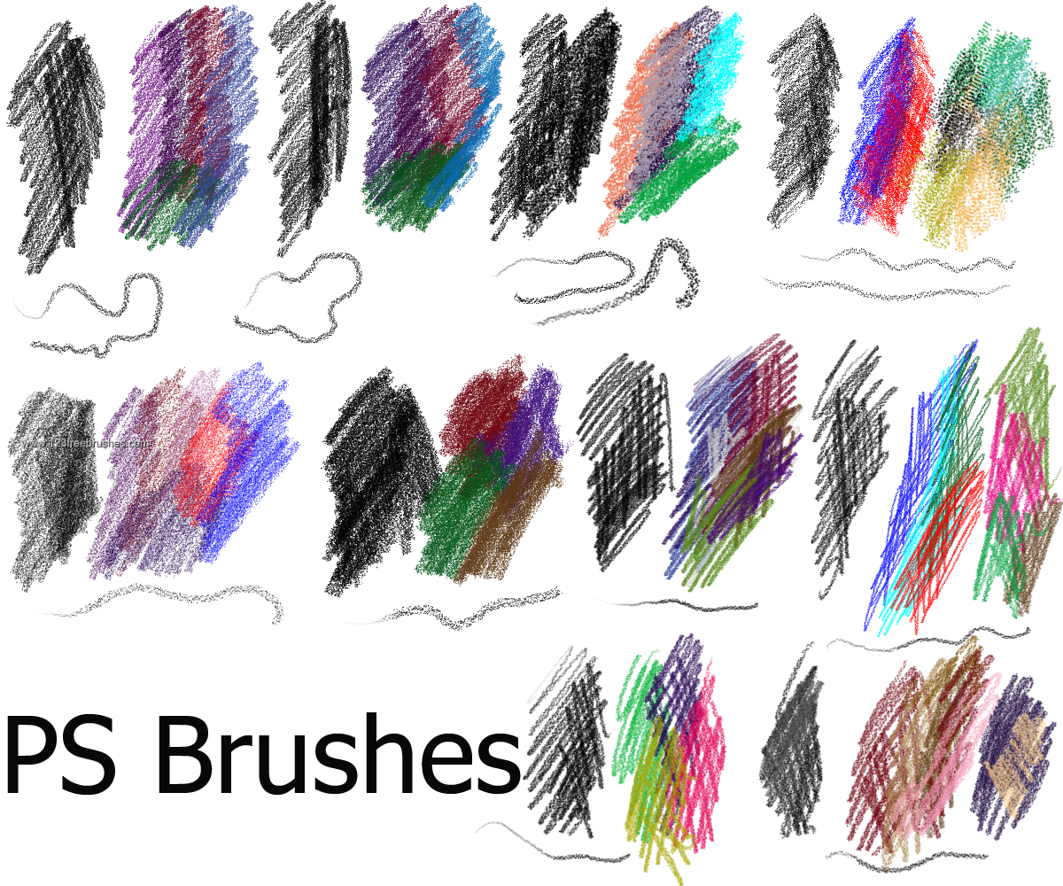 colored pencil brush photoshop free download