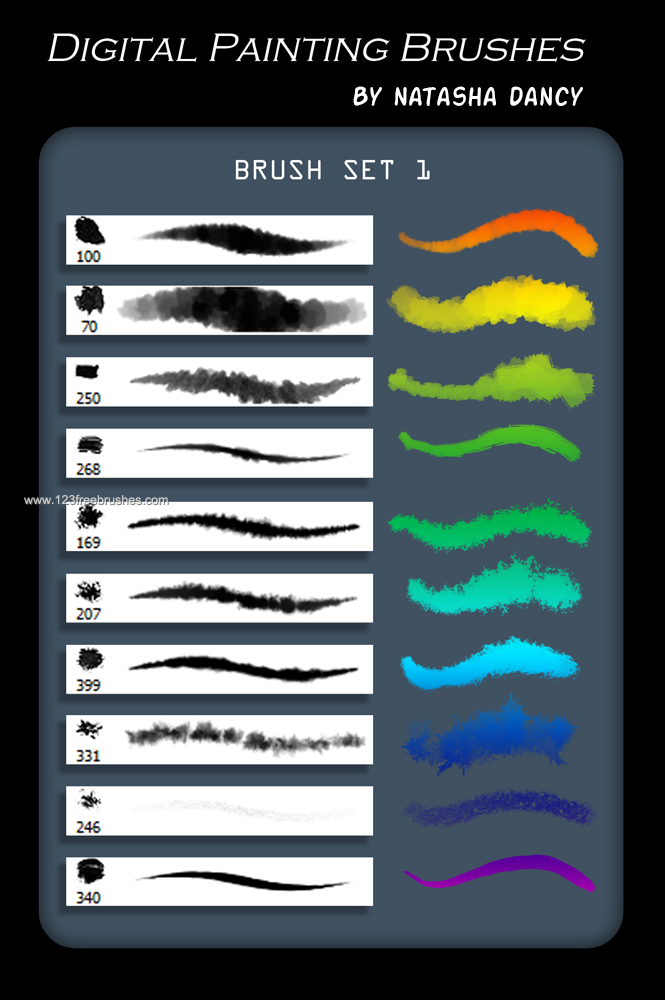 digital paint brush colorful photoshop digital paint brush colorful photoshop