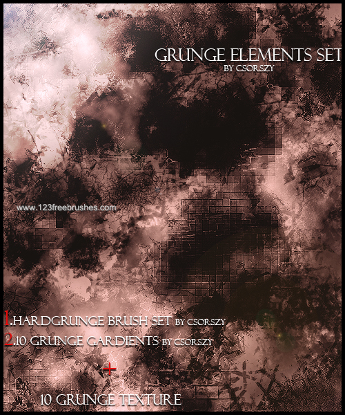 Grunge Elements Set