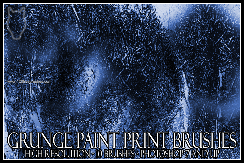 Grunge Paint Print