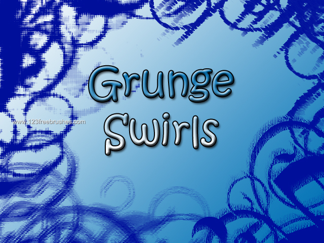 Grunge Swirls Decoration