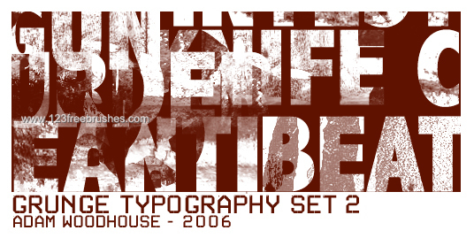 Grunge Typography Set 2