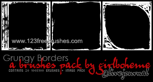 Grungy Borders Icon Size