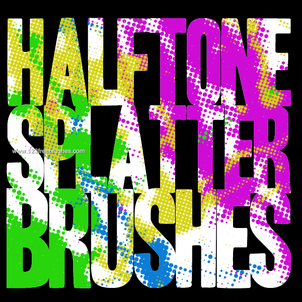 Halftone Splatters