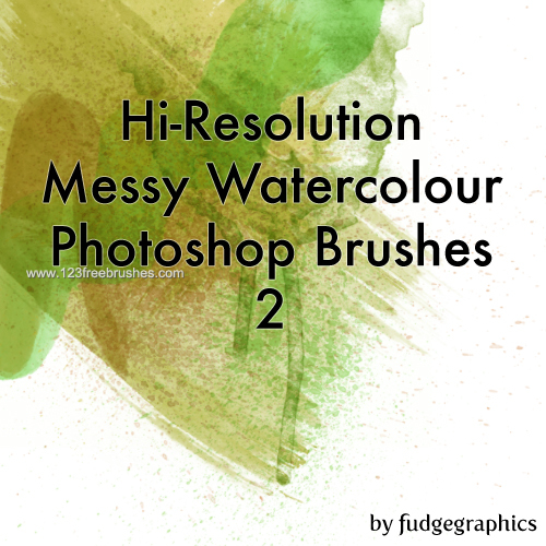 Hi-Res Messy Watercolour