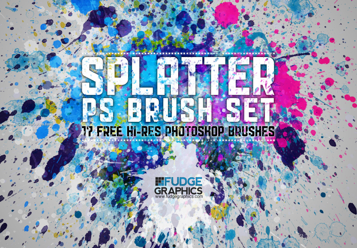 Hi-Res Paint Splatter