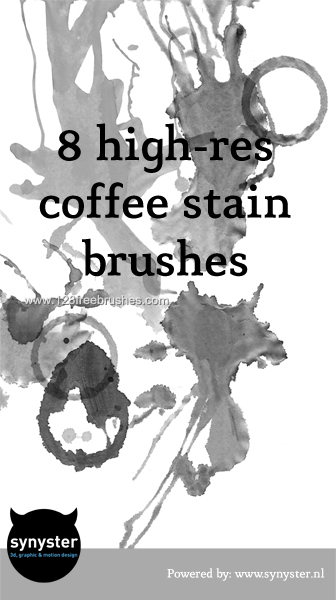 High-Res Coffee Stains