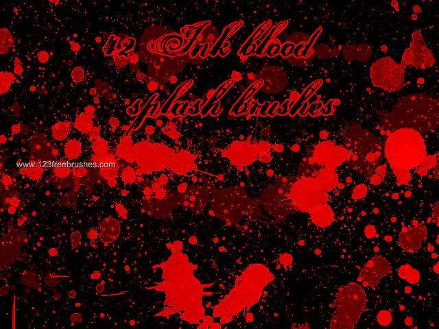 Ink Blood Splat