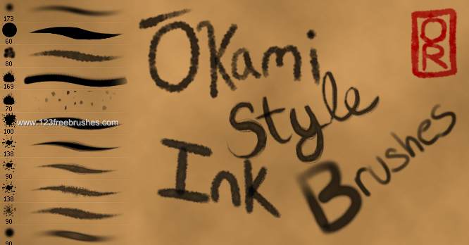 Okami Style Ink