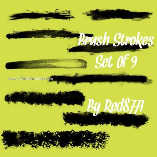 Paint Brush Strokes 2