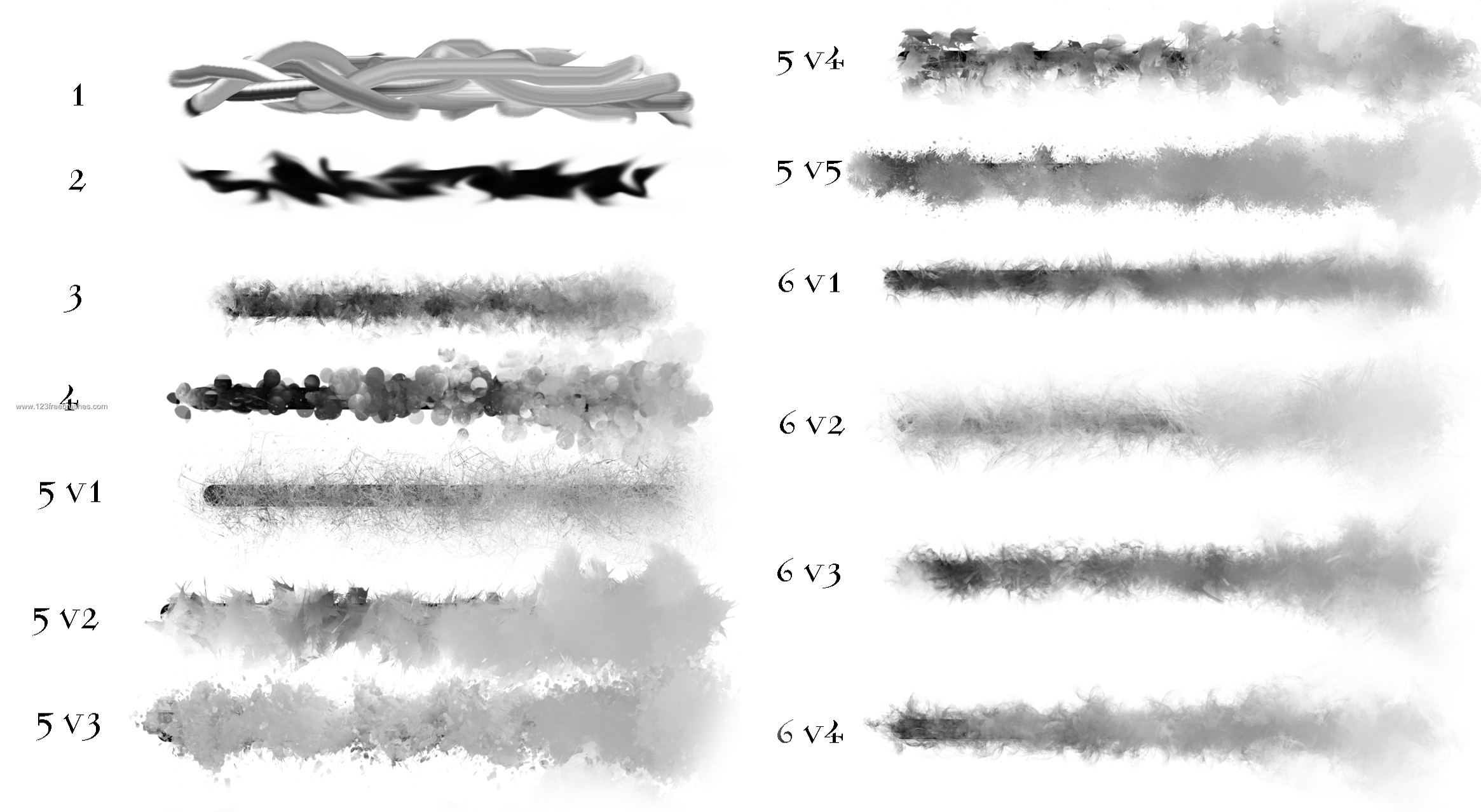 photoshop smudge tool brushes download