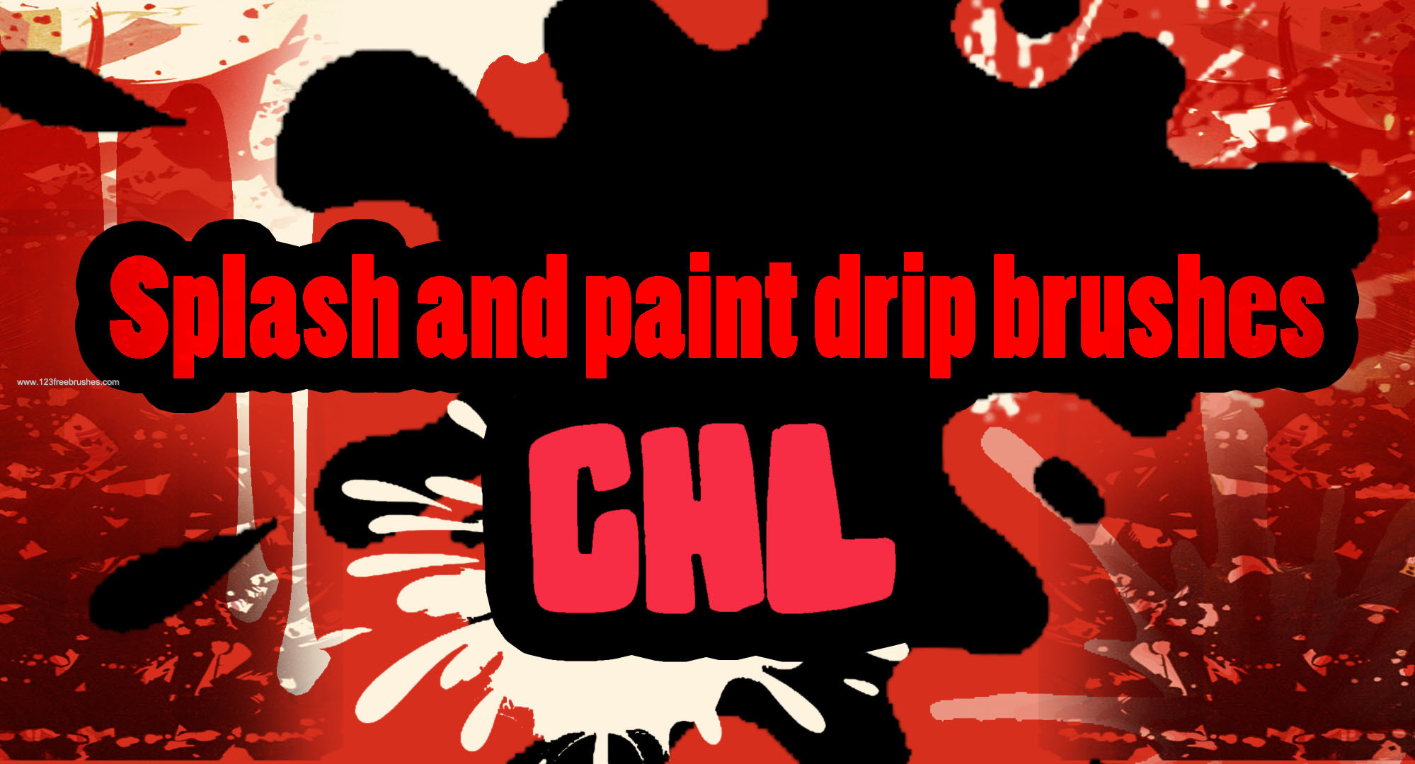 Splash and Paint Drip
