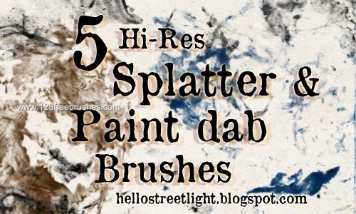 Splatter and Paint Dabs Splatter and Paint Dabs