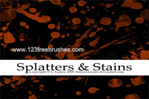 Splatters Stains