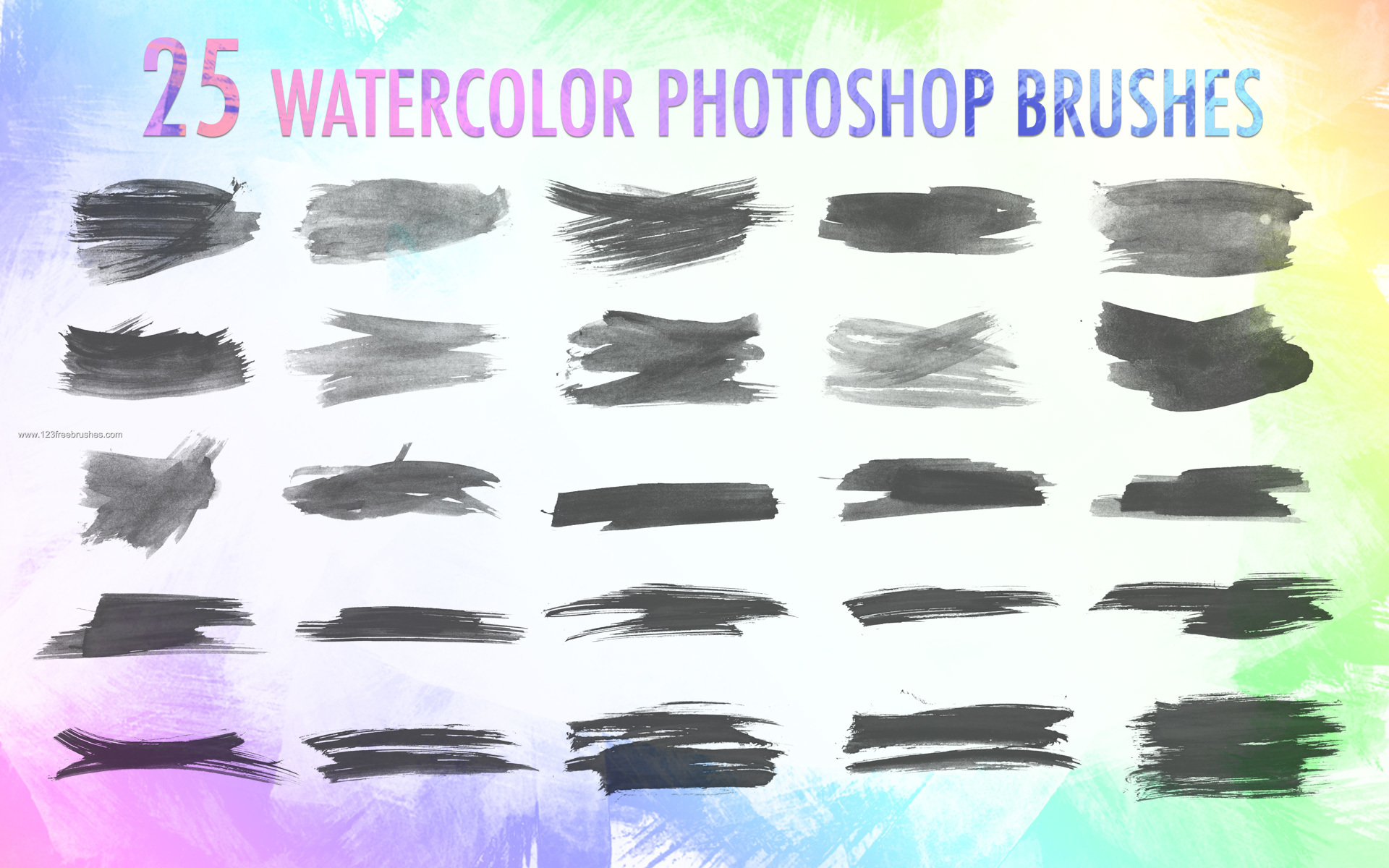 watercolor brushes for photoshop free download