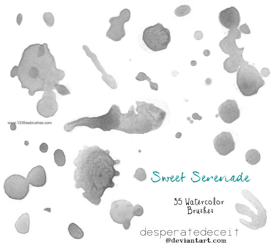 free watercolor brushes photoshop