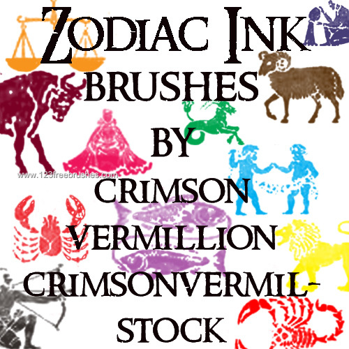Zodiac Ink Symbols