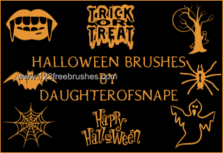 Free Adobe Photoshop Halloween Brushes Kit