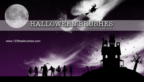 Free Halloween Photoshop Cs3 Brushes Free