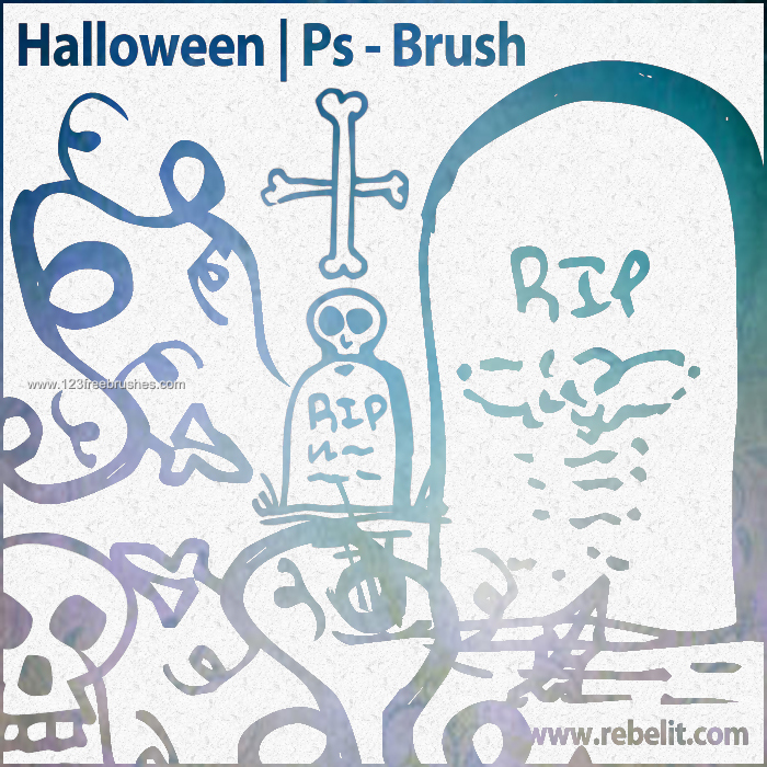 Halloween Brushes For Photoshop Cs3