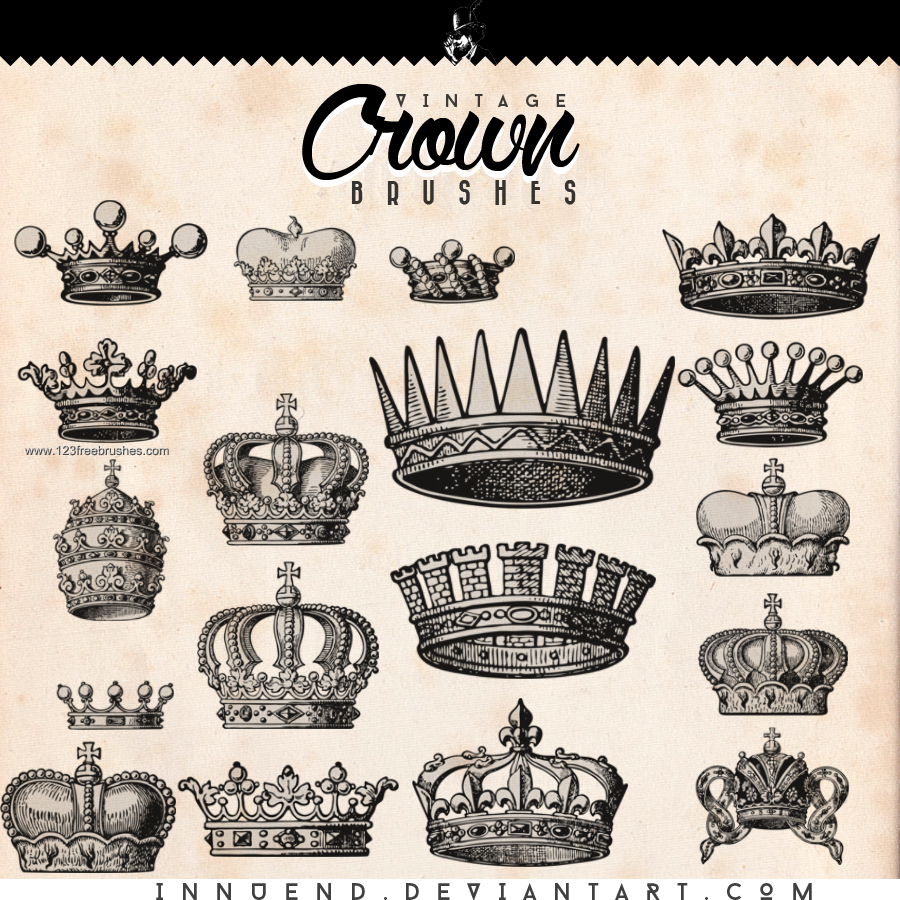 crown brushes photoshop free download
