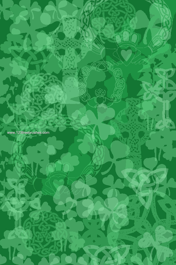Four Leaf Clover Background