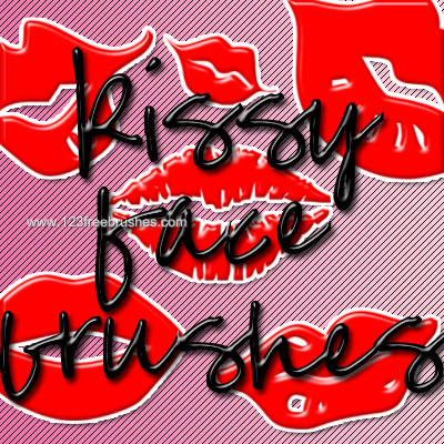 Kissy Face Lips | Nice Photoshop Brushes | 123Freebrushes