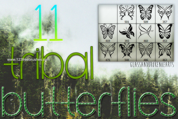 Tribal Butterflies