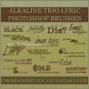 Alkaline Trio Lyrics
