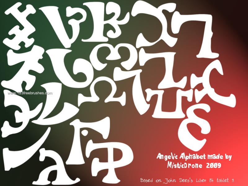 Alphabet of the Angelic Language