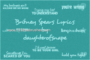 Britney Spears Lyrics