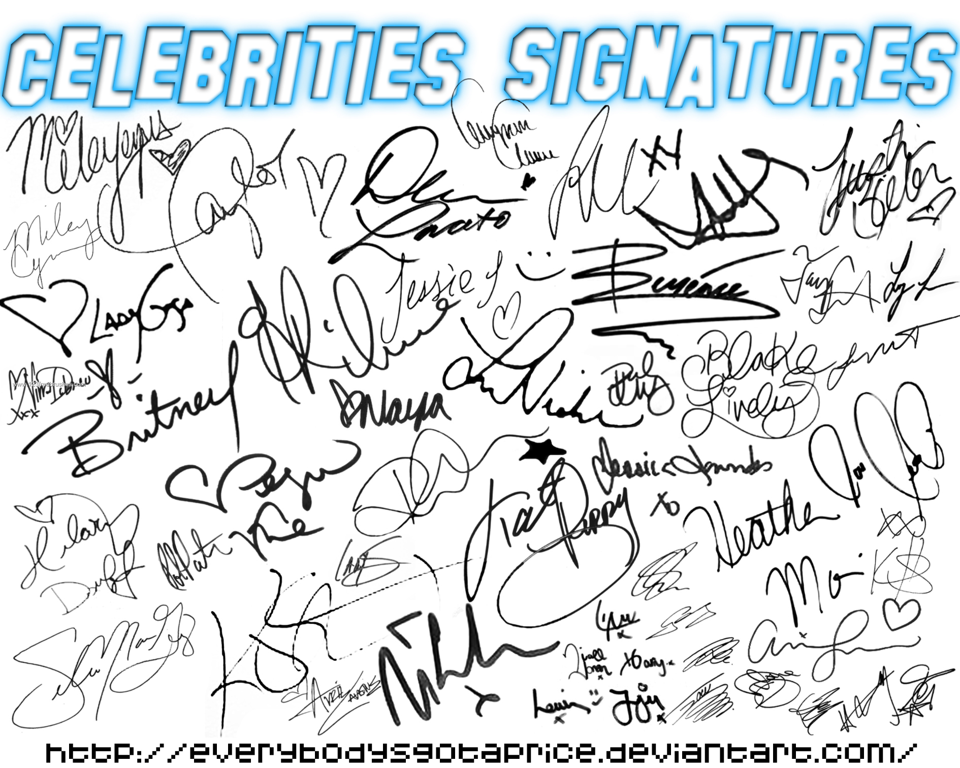 Celebrities Signatures
