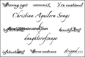 Christina Aguilera Songs