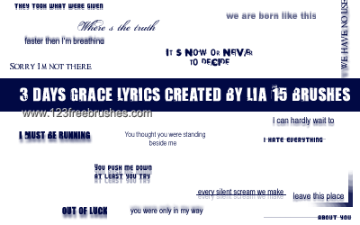 Days Grace Text