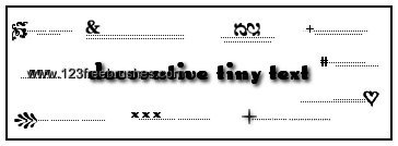Тини текст. Tiny text PNG for Magazines.