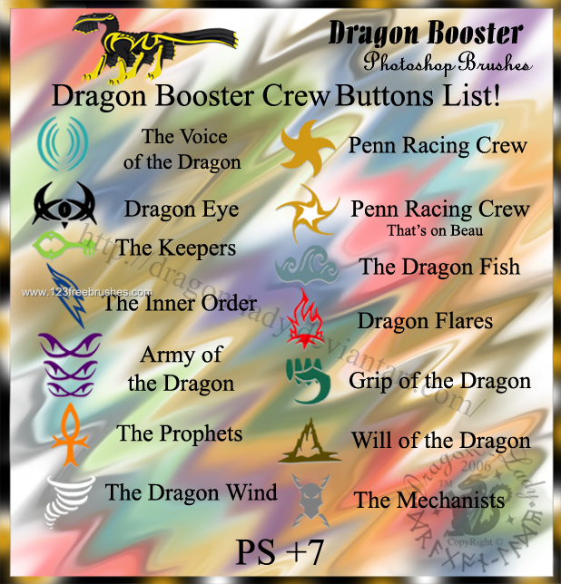 Dragon Booster Crew Text