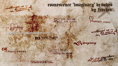 Evanescence Imaginary Lyrics